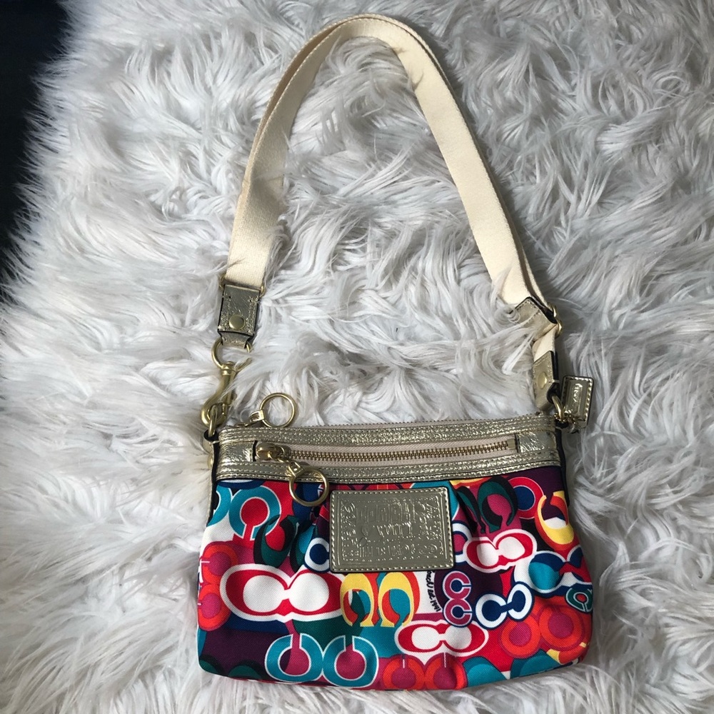 Coach poppy print handbag NWOT